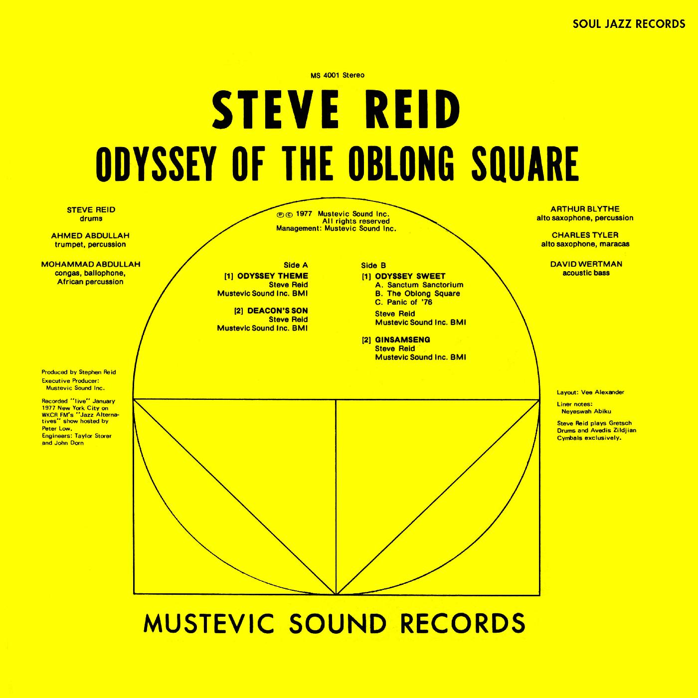 Steve Reid - Odyssey of the Oblong Square (GOLD VINYL) | Vinyl