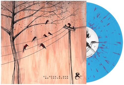 Of Mice & Men - AD Infinitum - Cyan W/ Grimace Purple Splatter (Indie Exclusive) | Vinyl