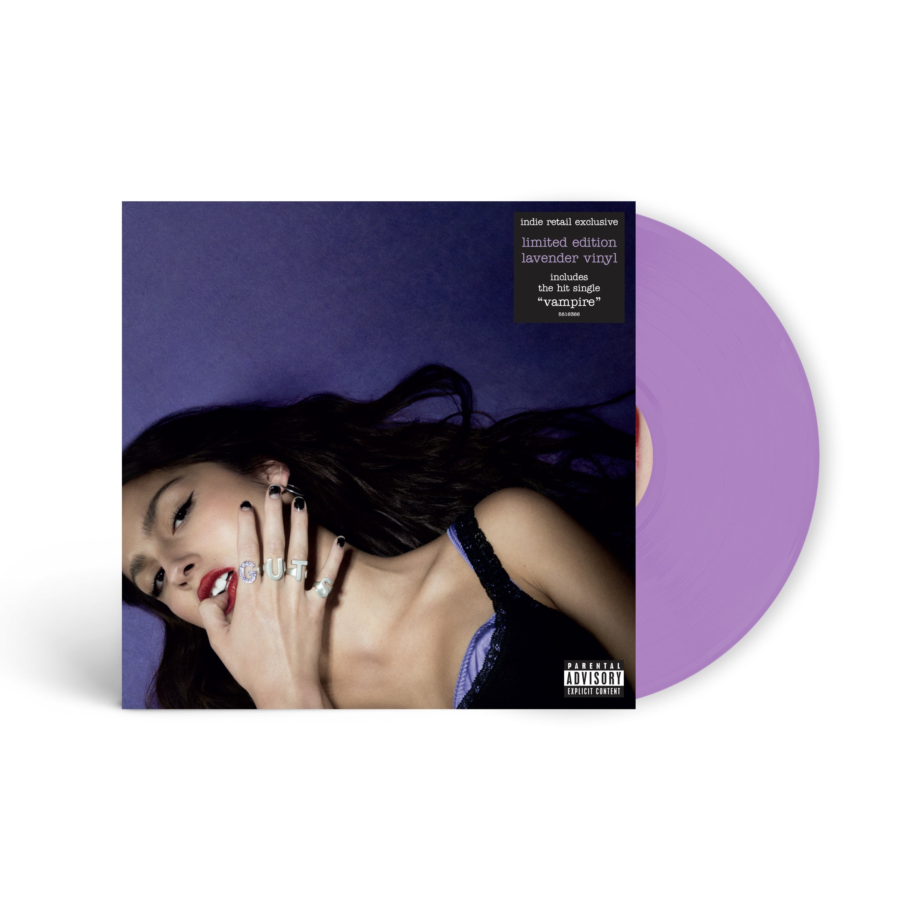 Olivia Rodrigo - Guts [Explicit Content] (Indie Exclusive, Colored Vinyl, Lavender) | Vinyl