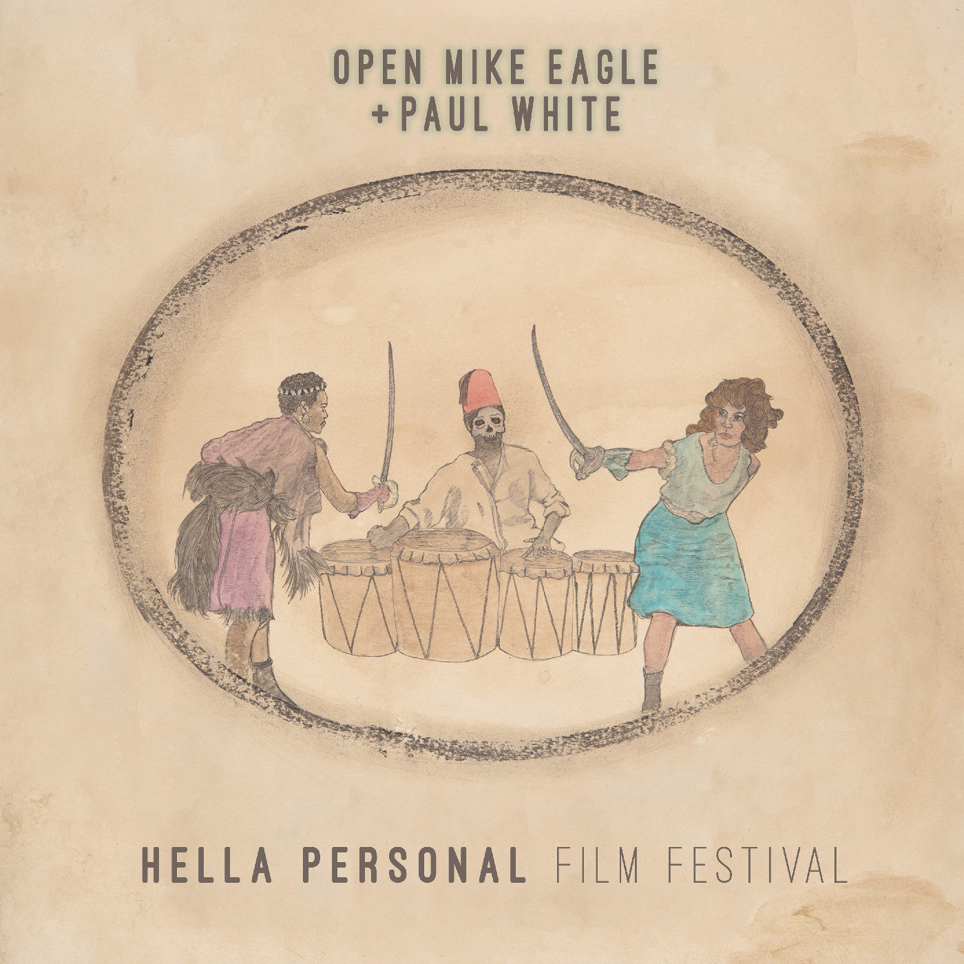 Open Mike Eagle & Paul White | Hella Personal Film Festival (Baby Blue Vinyl) | Vinyl