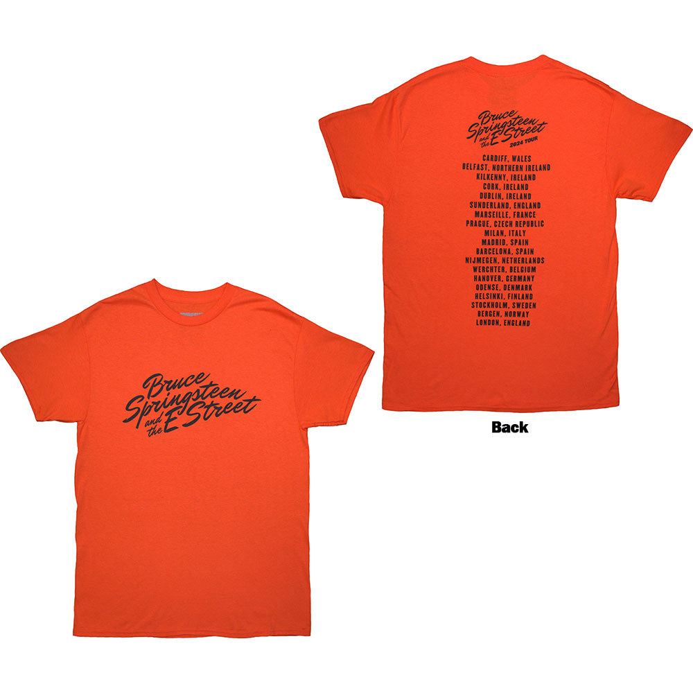 Bruce Springsteen | Tour '24 River Font | Orange