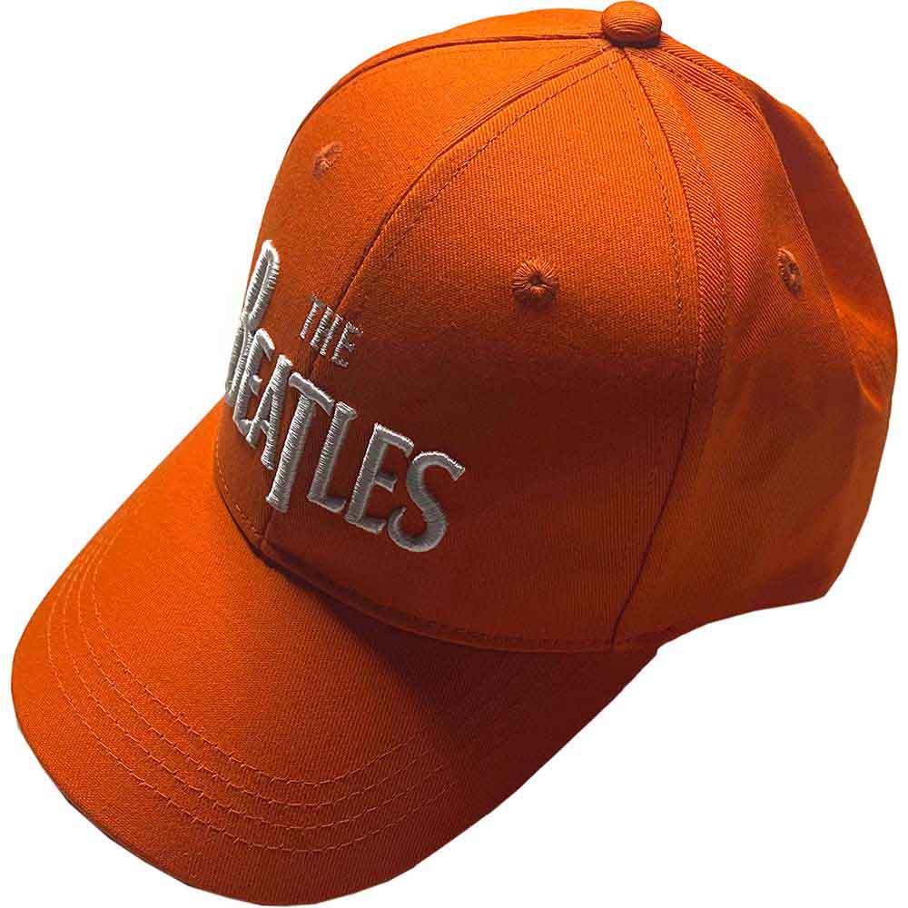The Beatles - White Drop T Logo | Hat Orange