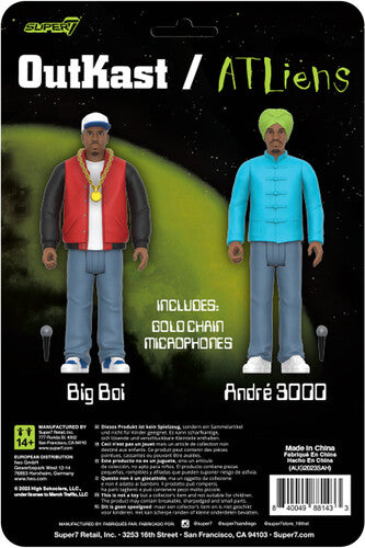 Outkast | Super7 - Outkast - Reaction Figures Wv1 - Outkast (Atliens) (Collectible, Figure, Action Figure) (Twin Pack) | Action Figure