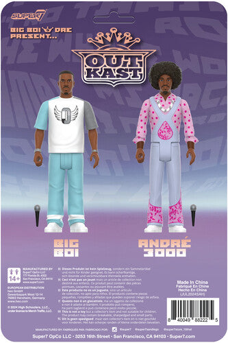 OutKast | Super7 - OutKast - ReAction Figures Wv3 - OutKast (Big Boi & Dre Present) (Collectible, Action Figure) | Action Figure