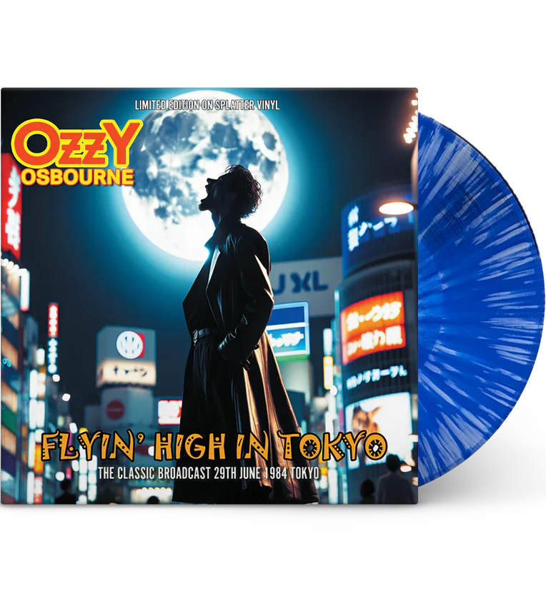 Ozzy Osbourne - Flyin' High in Tokyo (Limited Edition, Blue & White Splatter Colored Vinyl) [Import] | Vinyl