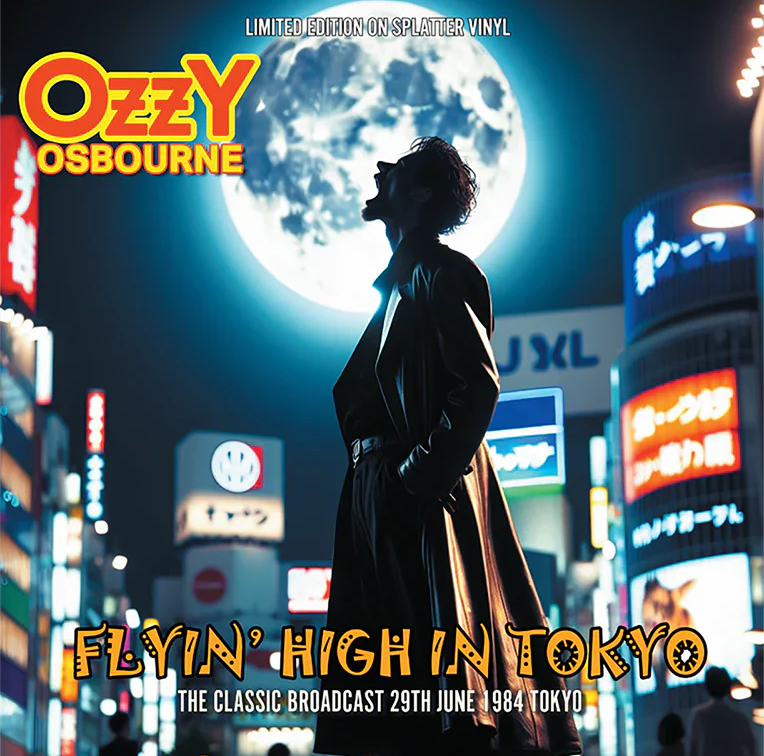 Ozzy Osbourne - Flyin' High in Tokyo (Limited Edition, Blue & White Splatter Colored Vinyl) [Import] | Vinyl