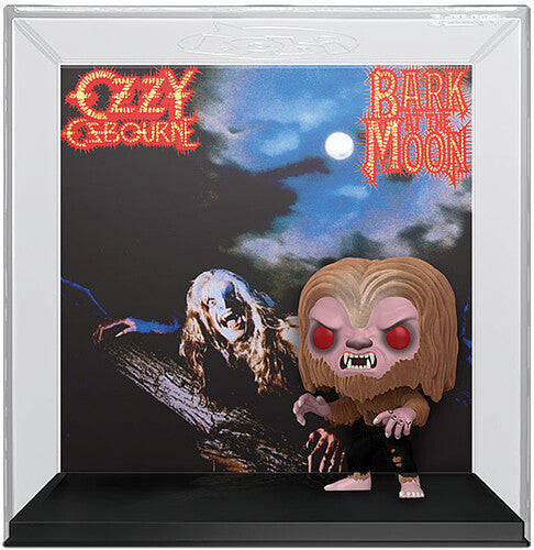 Ozzy Osbourne | FUNKO POP! Cover with Case: Ozzy Osbourne - Bark at the Moon (Flocked) (Large Item, Vinyl Figure) | Action Figure
