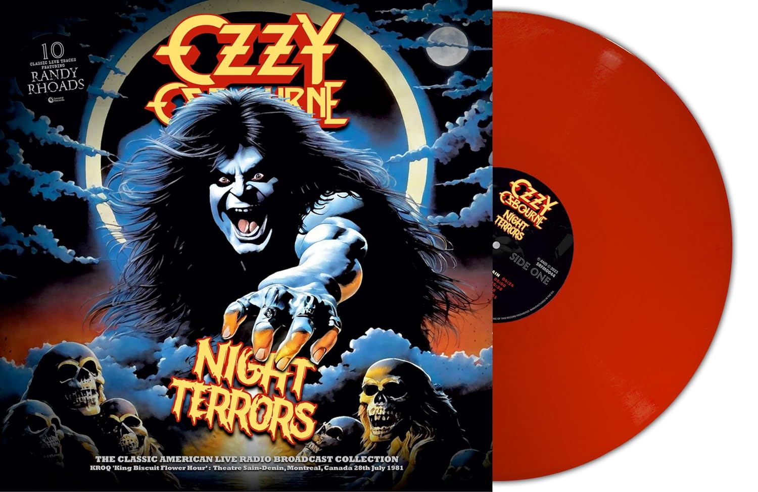 Ozzy Osbourne | Night Terrors (180 Gram Red Vinyl) [Import] | Vinyl