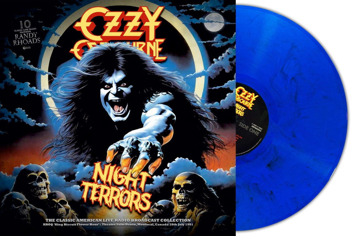 Ozzy Osbourne - Night Terrors (Blue Marble Vinyl) [Import] | Vinyl