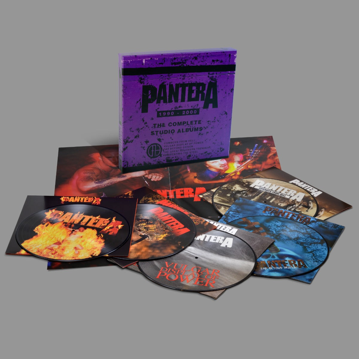 Pantera | Complete Studio Albums 1990-2000 (Limited Edition, Picture Disc Vinyl) (Box Set) (5 Lp's) | Vinyl - 0