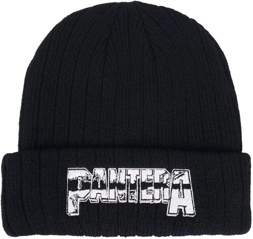 Pantera - Pantara - Embroidered Logo - Acrylic Knit Hat - Black BN315111H00 (Hat, One Size Fits All, Black) | Hat