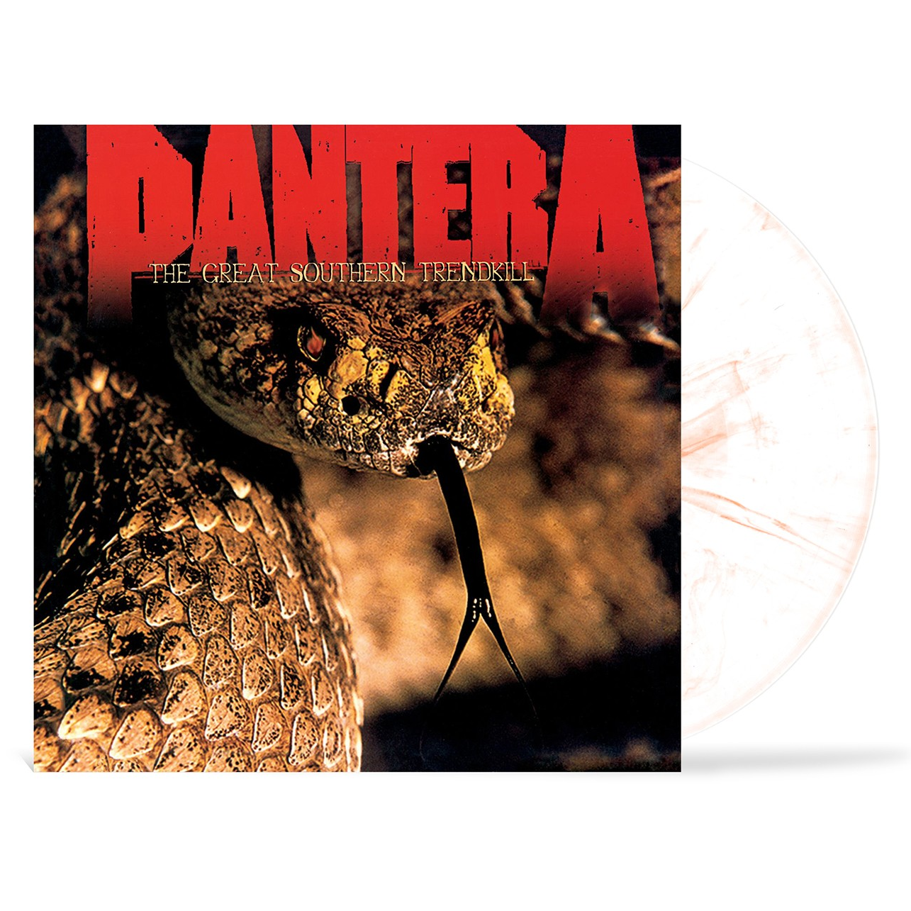 Pantera - The Great Southern Trendkill (Brick & Mortar Exclusive) (White & "Sandblasted" Orange Marble Colored Vinyl) | Vinyl