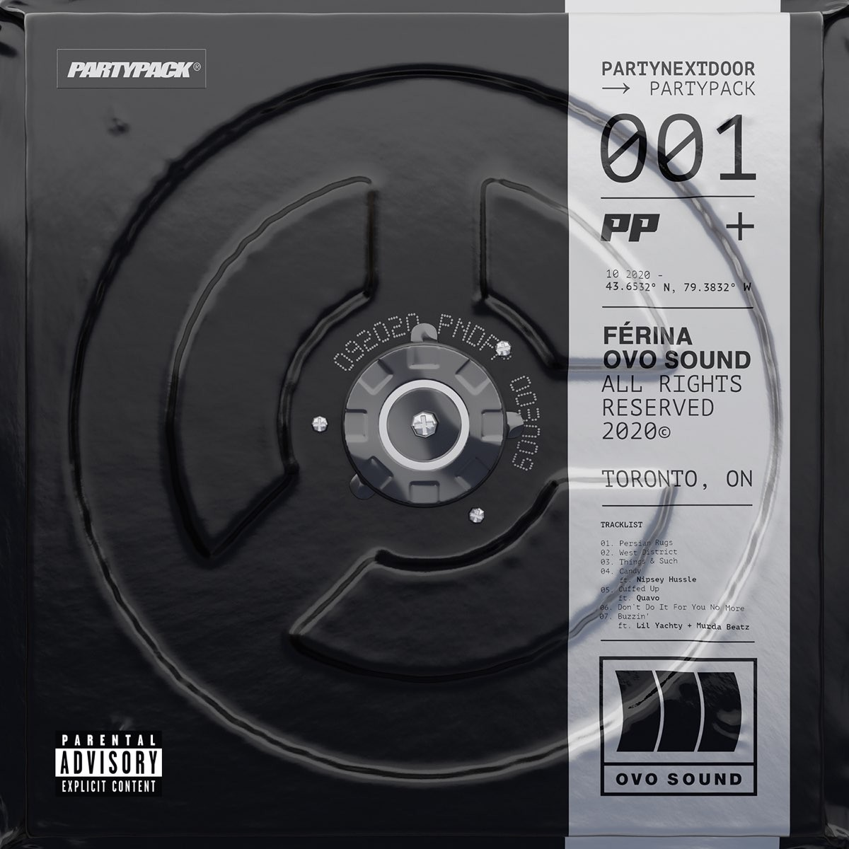 Partynextdoor | PARTYPACK (Limited Edition, RSD Exclusive, 140 Gram Clear Vinyl) | Vinyl