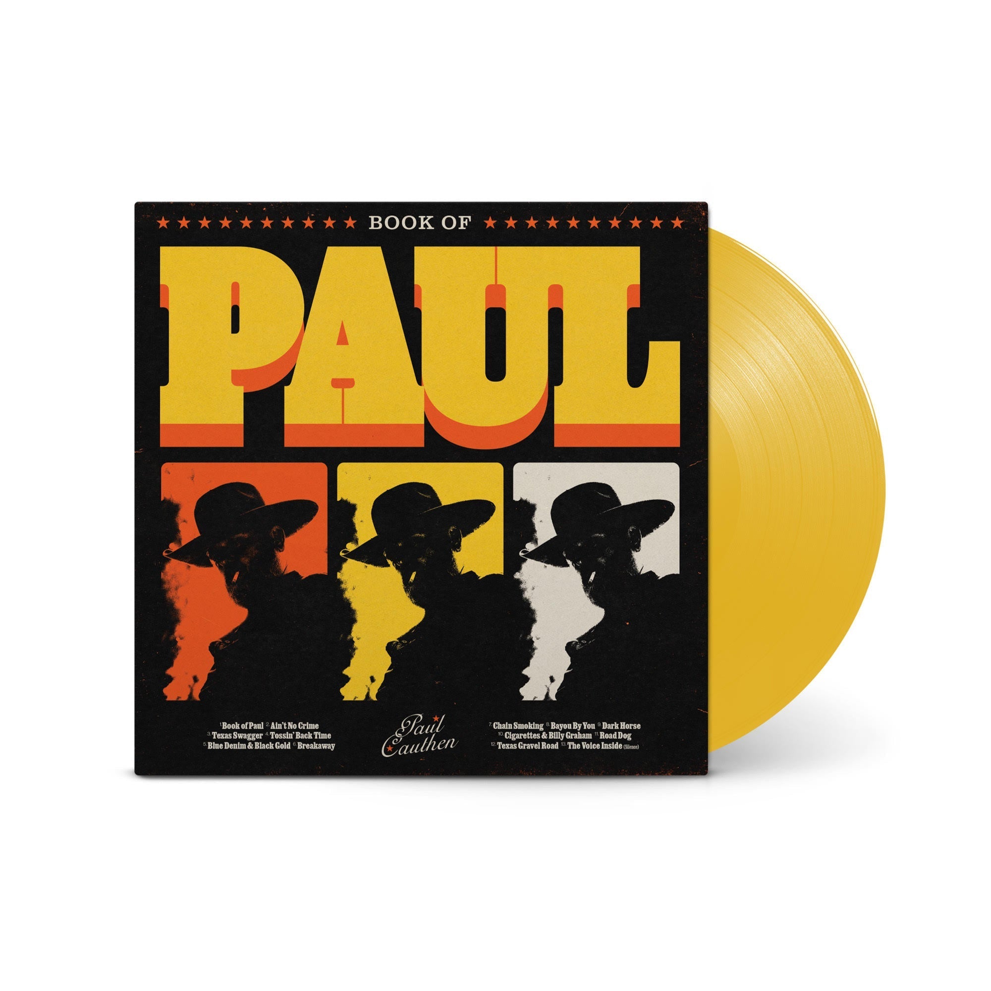 Paul Cauthen | Book Of Paul (Indie Exclusive) [Opaque Canary Yellow] | Vinyl