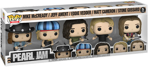 Pearl Jam - FUNKO POP! ROCKS: Pearl Jam- 5 Pack (Large Item, Vinyl Figure) | Action Figure