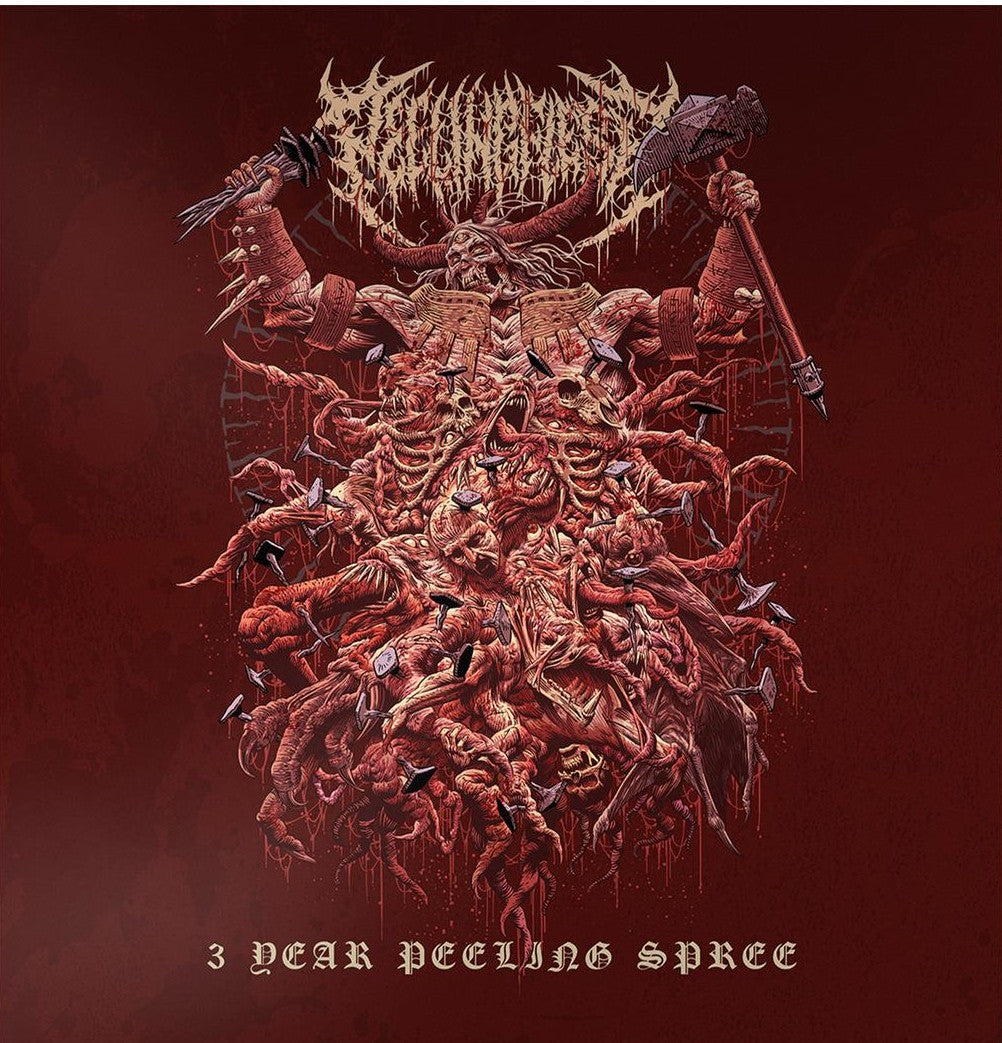 Peelingflesh | 3 Year Peeling Spree (Candy Coated Corpse Splatter Colored Vinyl) (2 Lp's) | Vinyl