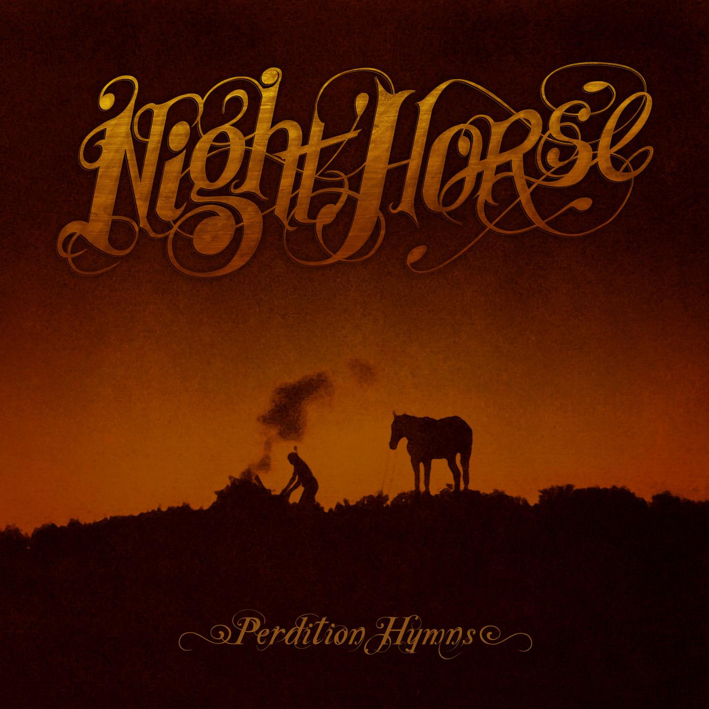 Night Horse | Perdition Hymns (MARBLED RED VINYL) | Vinyl
