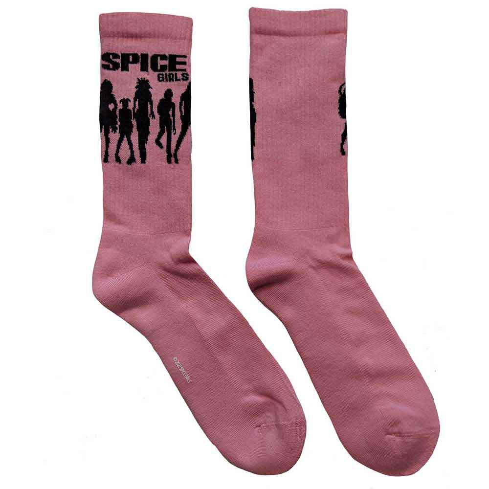 The Spice Girls - Silhouette | Socks Pink