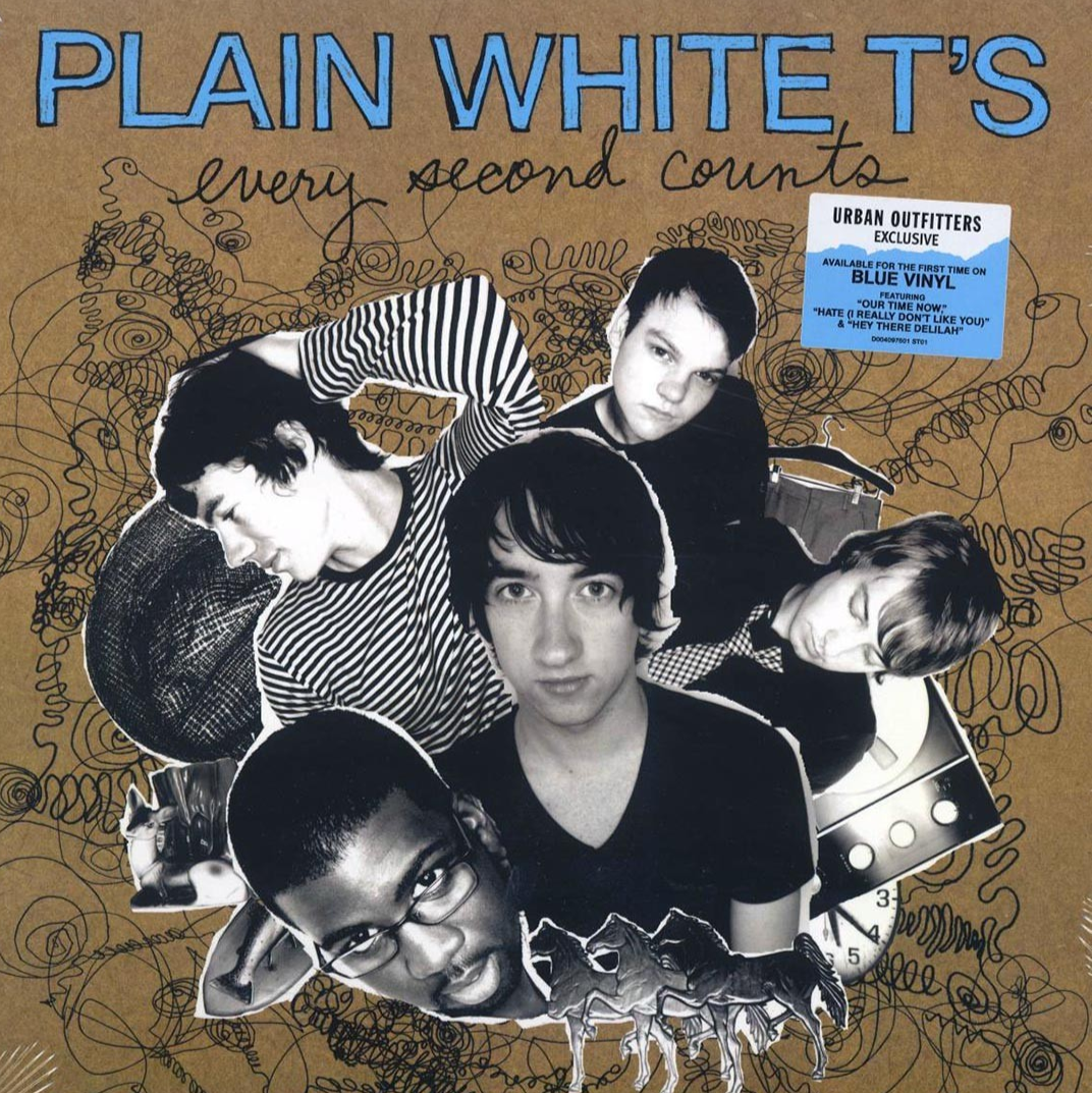 Plain White T's | Every Second Counts (Limited Edition, Blue Colored Vinyl, Bonus Track) | Vinyl