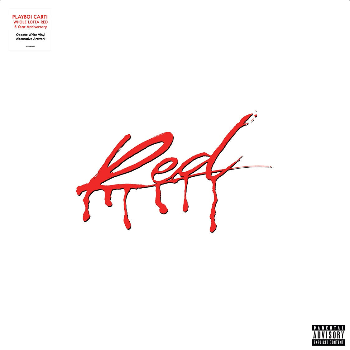 Playboi Carti | Whole Lotta Red (5 Year Anniversary Edition) [Rain Cloud White 2LP] | Vinyl
