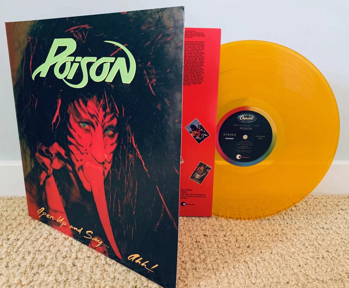 Poison | Open Up And Say Ahh! (180 Gram Vinyl, Colored Vinyl, Gold, Limited Edition, Gatefold LP Jacket) | Vinyl