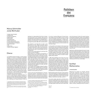 MARCUS SCHMICKLER & JULIAN ROHRHUBER - Politiken der Frequenz | Vinyl
