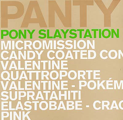 PANTYTEC - Pony Slaystation | CD