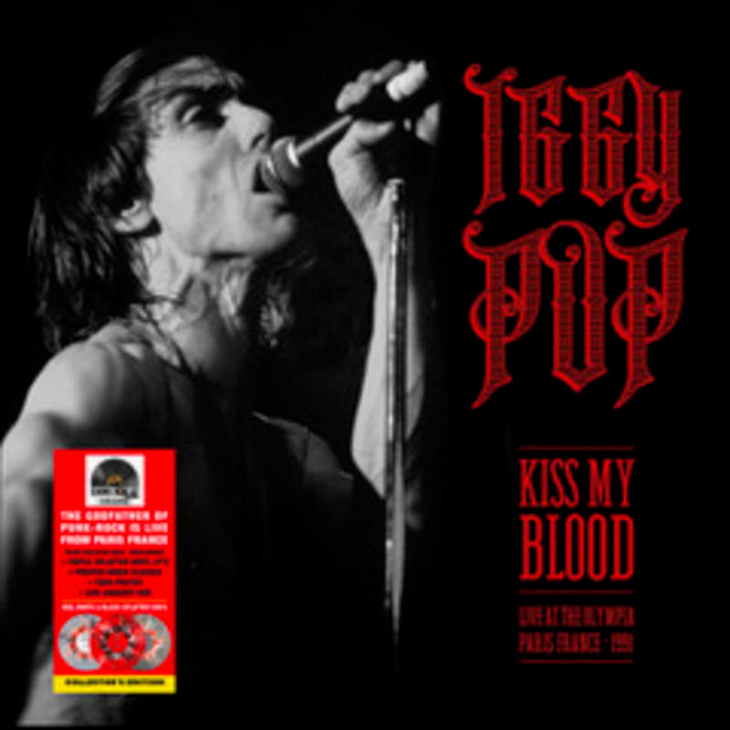 Pop,Iggy - Kiss My Blood (Live In Paris 1991) (W/Dvd) (Blk) | RSD DROP | Vinyl
