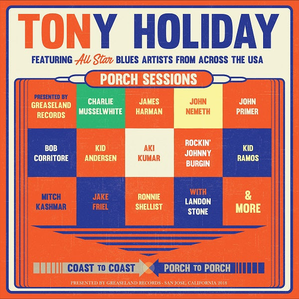 Tony Holiday | Porch Sessions | CD