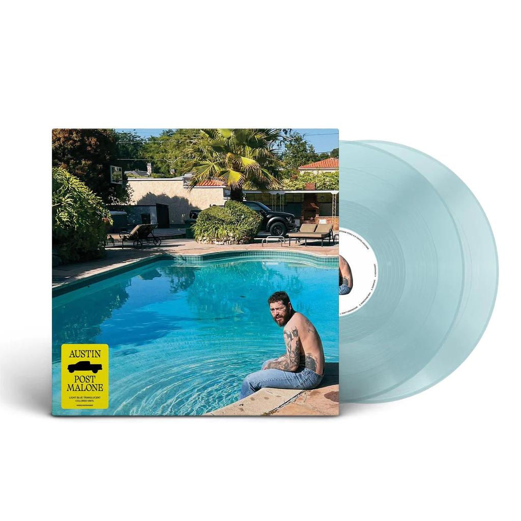 Post Malone | Austin [Explicit Content] (Limited Edition, Translucent Light Blue Colored Vinyl) (2 Lp's) | Vinyl