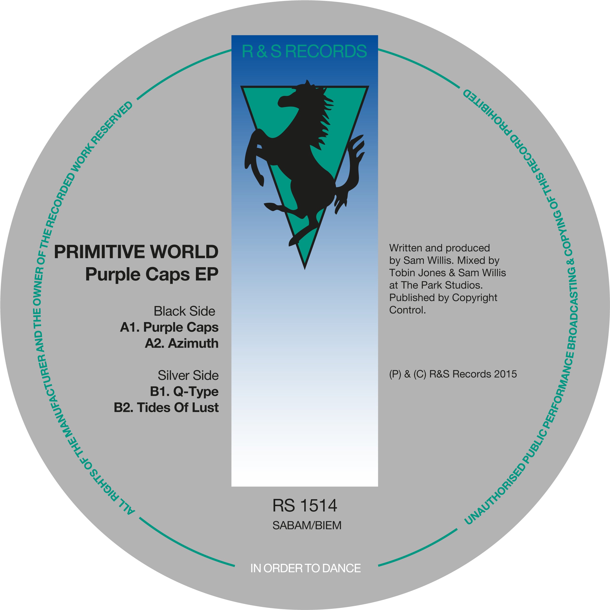 Primitive World - Purple Caps EP | Vinyl