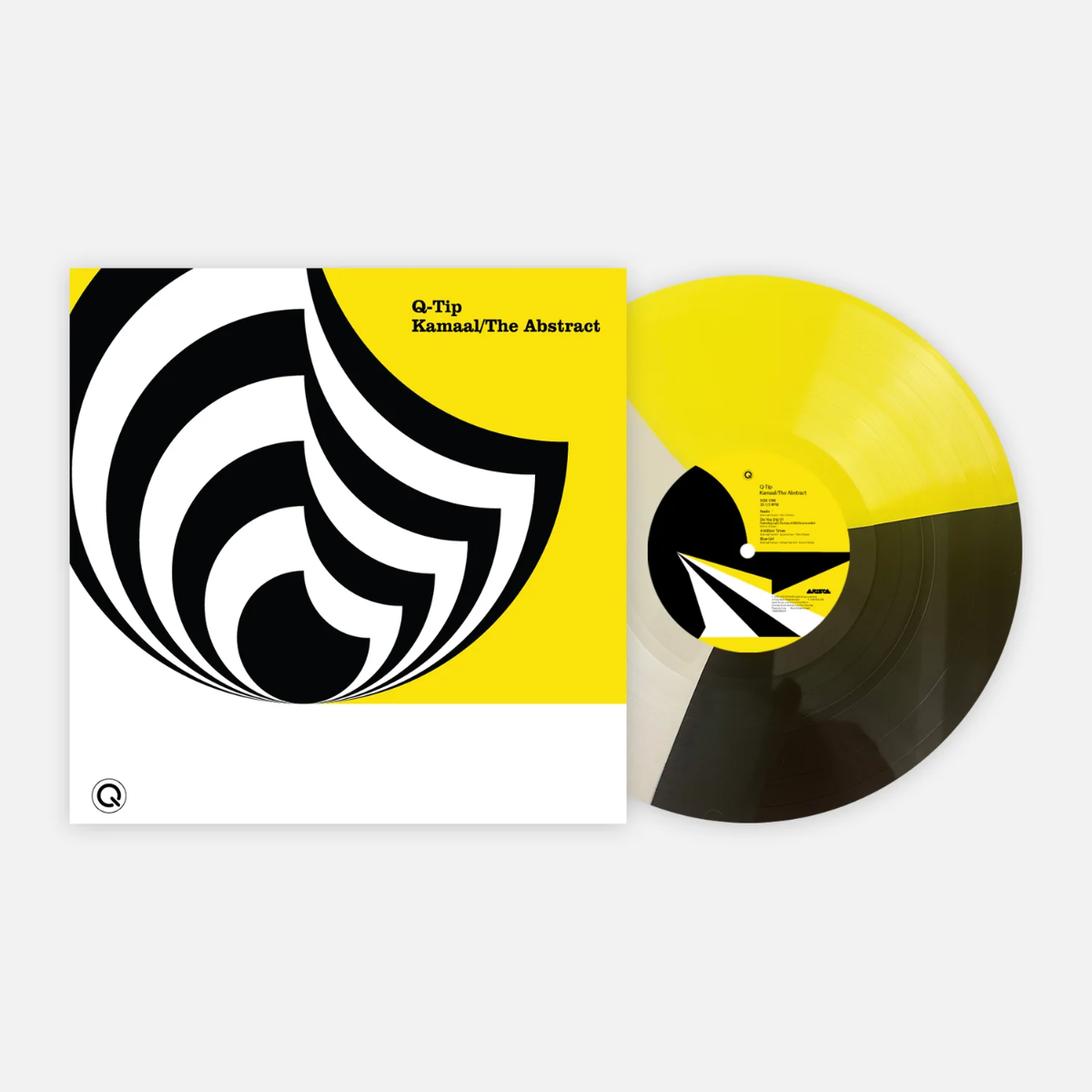 Q-Tip | Kamaal The Abstract (Limited Edition, Black, White & Yellow Segment Colored Vinyl) | Vinyl