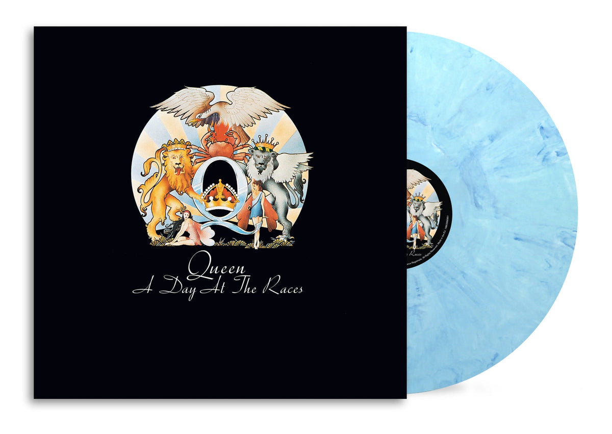 Queen - A Day At The Races (Indie Exclusive) [Blue Marbled Vinyl] | Vinyl