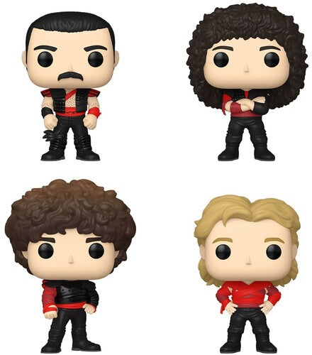 Queen | FUNKO POP! Rocks: Queen - 4-Pack (Large Item, Vinyl Figure, 4 Pack) | Action Figure - 0