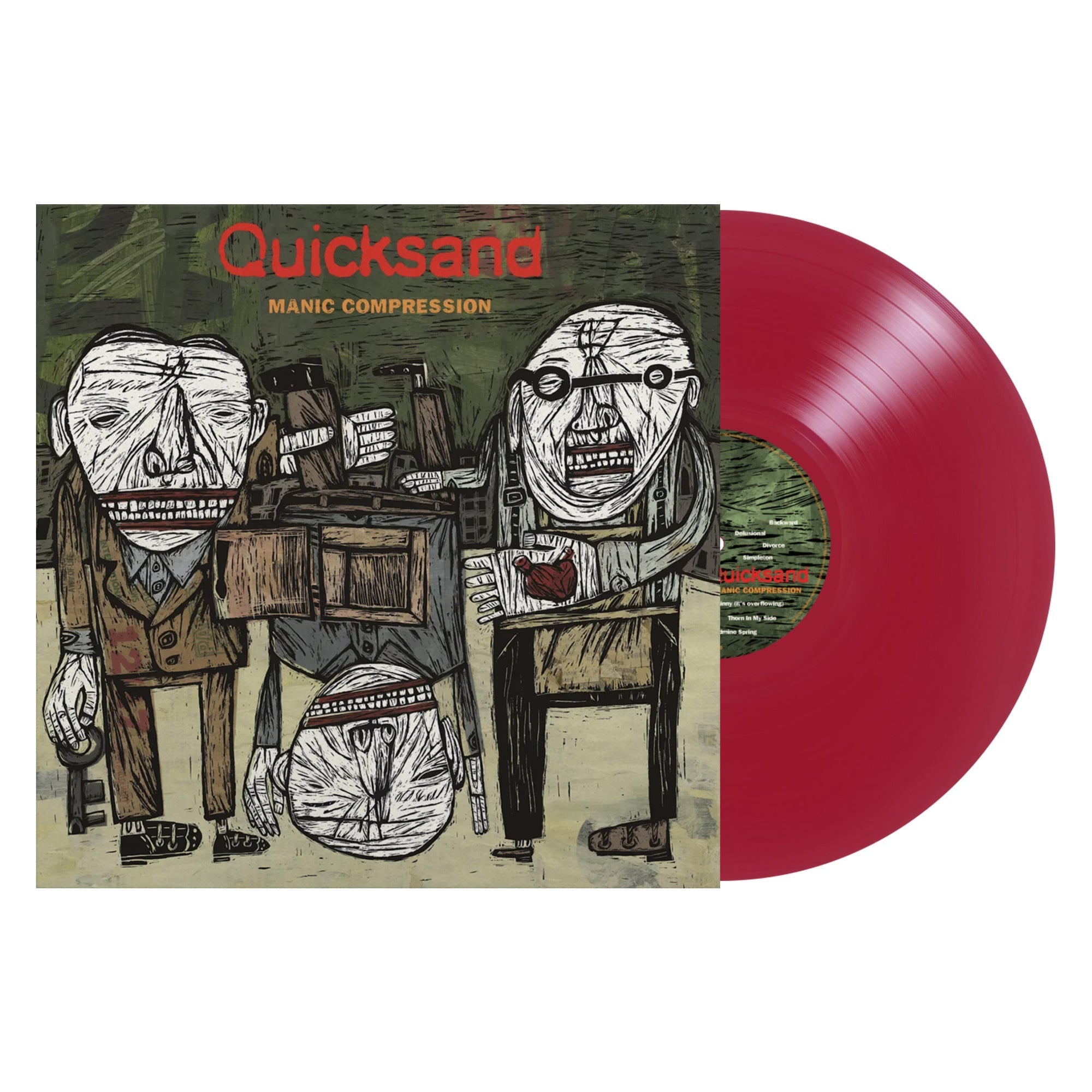 Quicksand | Manic Compression [Open Heart Red Vinyl] | Vinyl