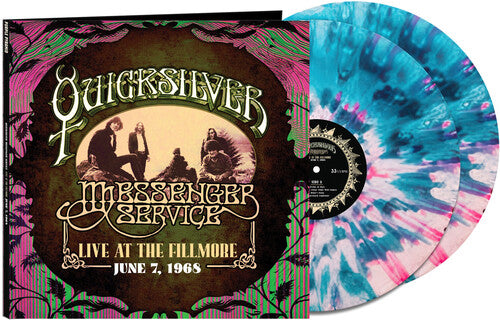 Quicksilver Messenger Service - Live At The Fillmore June 7, 1968 [Clear Vinyl, White, Blue, Pink] [2LP] | Vinyl