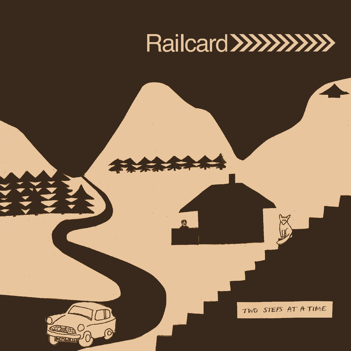 Railcard - Two Steps At A Time [Transparent Tan Vinyl] | Vinyl