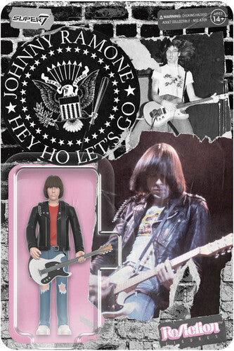 Ramones | SUPER7 - ReAction Figure - Johnny Ramone (Collectible, Figure, Action Figure) | Action Figure