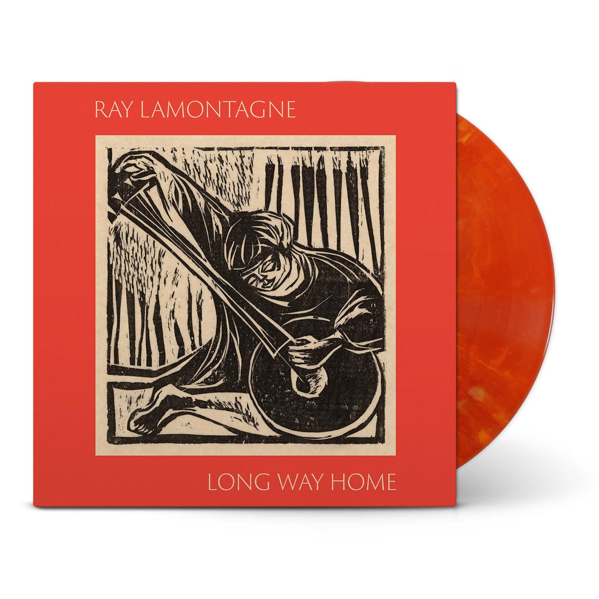 Ray LaMontagne | Long Way Home (Indie Exclusive, "Eruption" Orange Colored Vinyl) | Vinyl