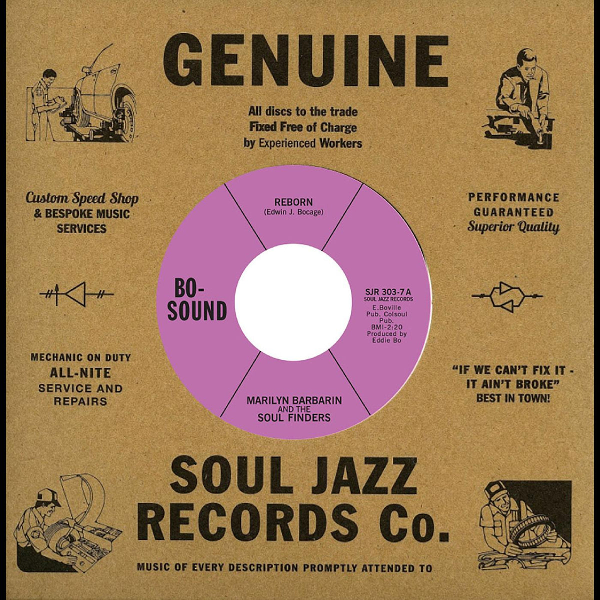 Marilyn & The Soul Finders Barbarin - Reborn / Believe Me | Vinyl