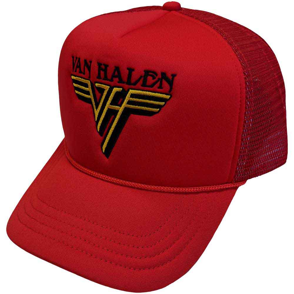 Van Halen - Text & Yellow Logo | Hat Red, Black