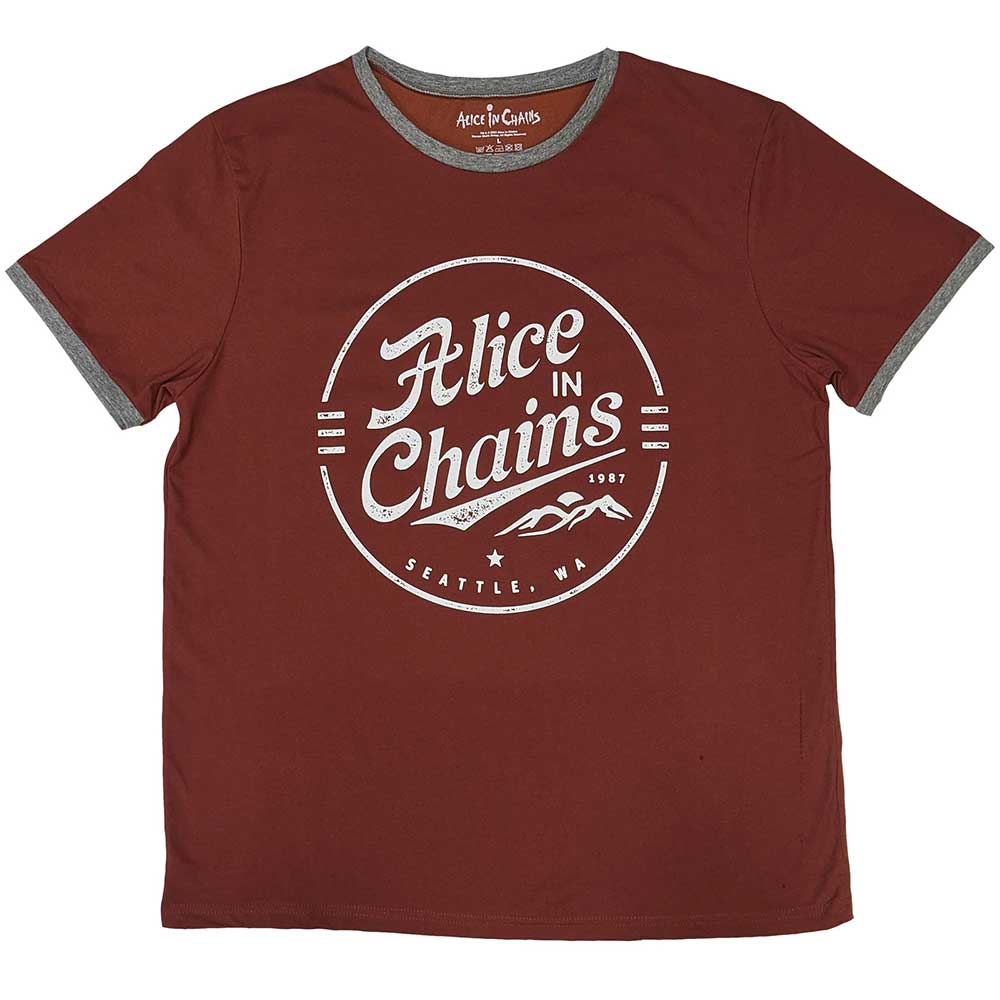 Alice In Chains | Circle Emblem | Red