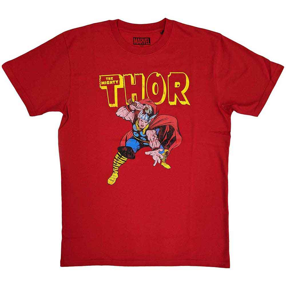 Marvel Comics - Thor Hammer Distressed | T-Shirt Red
