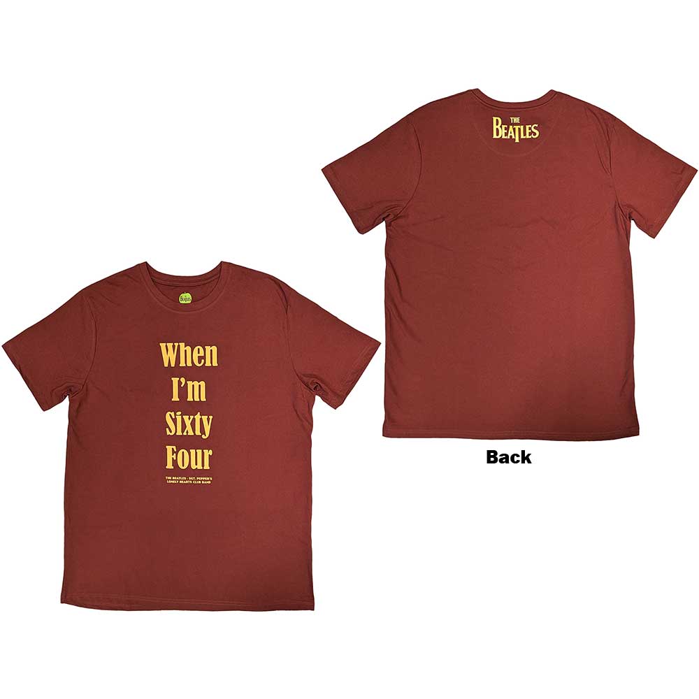 The Beatles - When I'm Sixty Four | T-Shirt Red