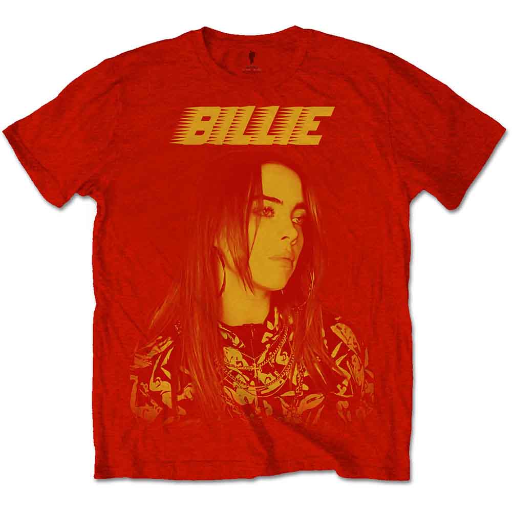 Billie Eilish - Racer Logo Jumbo | T-Shirt Red