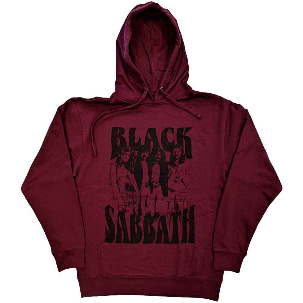 Black Sabbath - Band and Logo | Sweatshirt Red