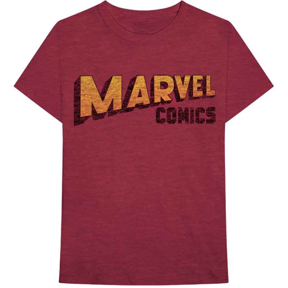 Marvel Comics - Warped Logo | T-Shirt Red