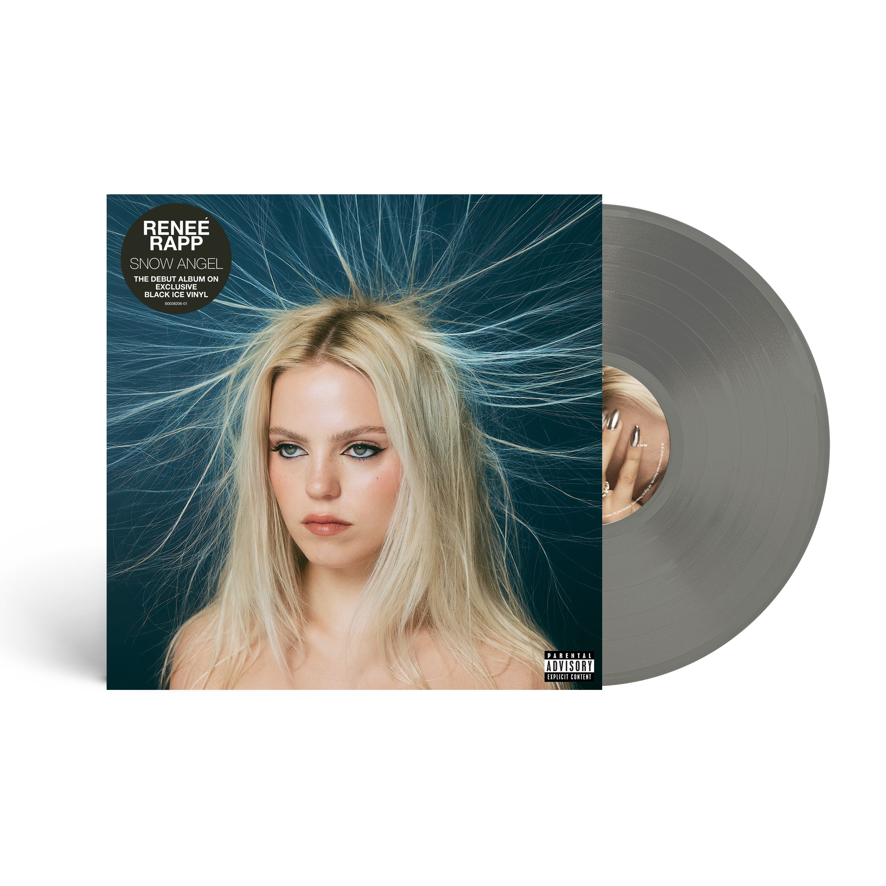Reneé Rapp - Snow Angel [Explicit Content] (Black Ice Colored Vinyl) | Vinyl