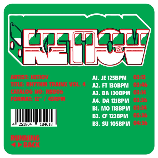 Ketiov | Rhythm Trainx Vol. 4 | Vinyl