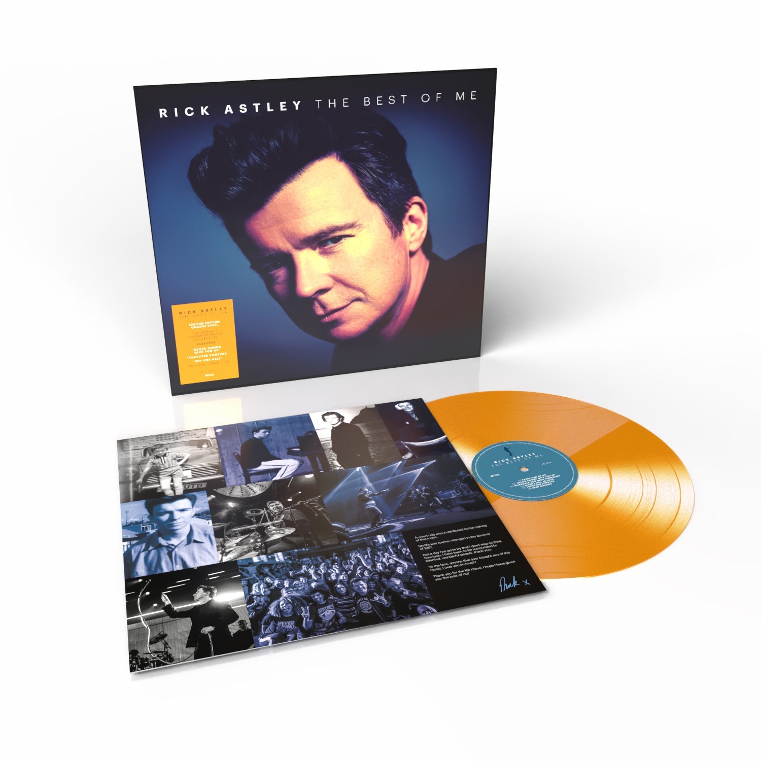 Rick Astley | The Best Of Me (Indie Exclusive) [Orange LP] | Vinyl